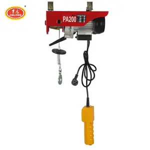 pa100 p200 pa1200 400kg miniature mobile light duty mini electric rope cable hoist