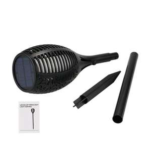 51 светодиодный садовый фонарь на солнечной батарее, водонепроницаемый энергосберегающий светильник для дорожек с эффектом пламени, для двора, стандарт CE - Product Image 3