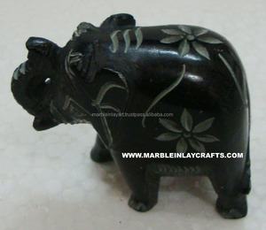 Elephant Soapstone Incense Holder - Product Image 1