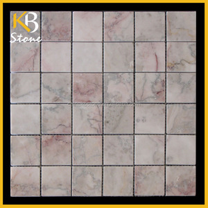 50 X 50 del azulejo del mosaico proto rosso mármol mosaico de pared de azulejos - Product Image 5