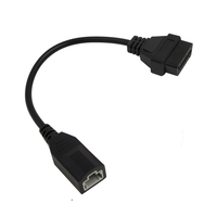 Venta caliente Obd 1 3pin a Obd 2 16pin Cable conector de diagnóstico para Honda
