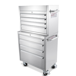Edelstahl 30 Zoll Werkzeug kiste und Rolls chrank mit 8 Schubladen - Product Image 2
