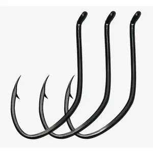 Good Quality 100pcs/bag 8832 High Carbon Steel Fishing Hooks Catfish Bait Fishhooks Fishing Tackle