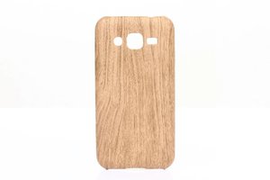 Vendedora caliente madera y PU celular caso mado sauve ligero retro para Samsung Galaxy J1 J2 - Product Image 2