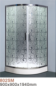 Vidrio templado mampara barato y puerta corredera blanco ABS o acrílico cabina de ducha - Product Image 4