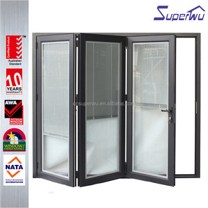 Alibaba china prezzo di porta in alluminio per esterni in alluminio bi-pieghevole porta di vetro - Product Image 4
