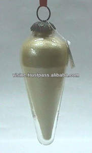 Decoraciones colgantes de Navidad de cristal personalizables, guirnaldas en forma de mariposa de hoja de pentagrama de estrella, bolsas empaquetadas de gran tamaño para uso doméstico - Product Image 2