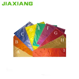 Colored Aluminum Foil Paper Color Customized Chocolate Wrapping Paper Aluminium Foil Laminated Paper Factory