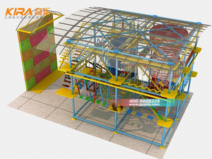 Terrain <span class=keywords><strong>de</strong></span> jeu intérieur pour enfants, Course à cordes <span class=keywords><strong>de</strong></span> haute qualité, parcours d'obstacles à vendre - Product Image 3
