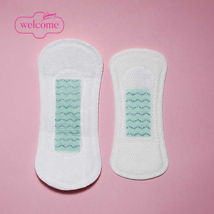 Medicated panty liners and sanitary pads napkins