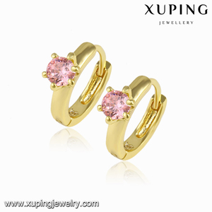 <span class=keywords><strong>Pendientes</strong></span> de rubí individual, joyería de oro saudita de 92419-14k - Product Image 5
