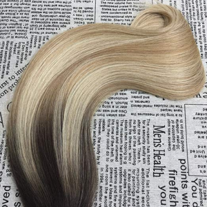 Extension <span class=keywords><strong>per</strong></span> Capelli Veri con Nastro Adesivo 18-20 Pollici, Cuticole Allineate, 20 Pezzi 50g <span class=keywords><strong>per</strong></span> Confezione - Product Image 2