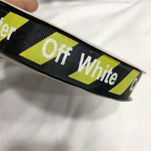 Alta calidad al por mayor de tejer grogrén (ligamento tafetán impresión tejida <span class=keywords><strong>cinta</strong></span> para DIY accesorios de prendas de vestir y correas de la banda para el collar de perro - Product Image 6