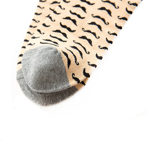 Calcetines de algodón peinado bigote personalizado - Product Image 3