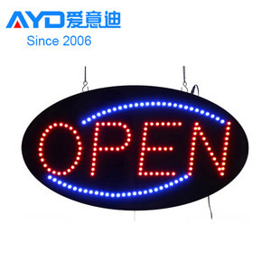 NOI Prezzo Poco Costoso Della Fabbrica Campione <span class=keywords><strong>Libero</strong></span> HA CONDOTTO il Segno Aperto <span class=keywords><strong>in</strong></span> Magazzino Acrilico Display A LED 10*19" - Product Image 3