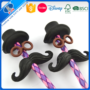 2018 nouveau style <span class=keywords><strong>crayon</strong></span> avec petite barbe de bande dessinée gomme HB <span class=keywords><strong>crayon</strong></span> peut faire le logo <span class=keywords><strong>pour</strong></span> étudiant - Product Image 2
