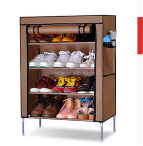 Étagère à chaussures à 5 niveaux, 20 paires, organisateur de chaussures en <span class=keywords><strong>tissu</strong></span> non tissé, <span class=keywords><strong>armoire</strong></span> - Product Image 2