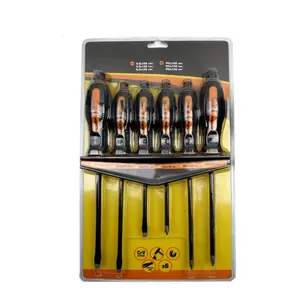 Screwdriver New Products Most Popular Magnetic Phillips 6pc All Through Screwdriver Set