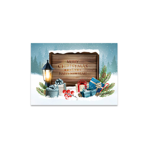 Mooie milieuvriendelijke, op maat gemaakte kerstkaarten met liefdesontwerp, papier, set van 6 met enveloppen - Product Image 6