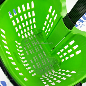 RH-BPR56 540*400*435mm Verde Big apple Tamanho Cesta De Supermercado Carrinho Cesta De Rolamento Cesta De Compras - Product Image 6