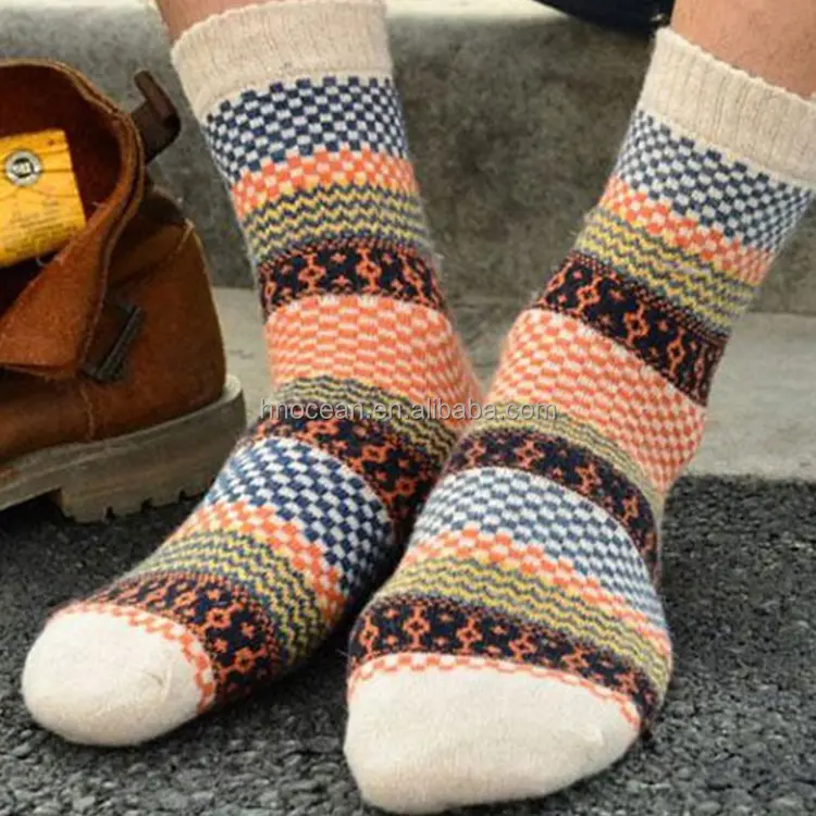 Mens Soft Thick Cashmere Smart Socks Wool,Wool Socks