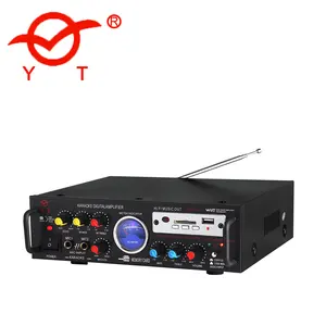 YATAO Mini AC220V/DC12V 25W 4-16 Ohm Heim leistungs verstärker mit USB FM BT MIC Verstärker de Audio