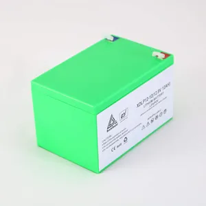 Batterie agli ioni di litio ciclo profondo lunga durata 12V 12AH batteria al litio Lifepo4 utilizzata nel sistema di allarme del sistema solare della barca elettrica