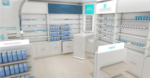 Estanterías de Madera para <span class=keywords><strong>Farmacia</strong></span>, Muebles Modernos para Diseño de Interiores de <span class=keywords><strong>Farmacia</strong></span> - Product Image 5