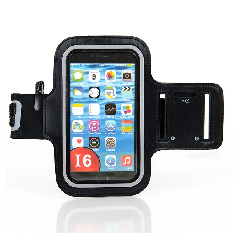 Ultra Light Sport Armband Adjustable Belt Waterproof Wristband Running Arm Band Case Key Hole Cell Phone Accessories for iPhone