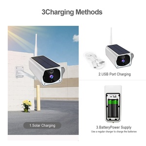 Ngoài trời Năng Lượng Mặt Trời Được Hỗ Trợ An Ninh CCTV Máy Ảnh Điện Năng Thấp Có Thể Sạc Lại Pin Tầm Nhìn Đêm WiFi 1080 P Máy Ảnh IP66 Không Thấm Nước - Product Image 4
