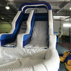 2017 vendre <span class=keywords><strong>tres</strong></span> bien <span class=keywords><strong>grand</strong></span> <span class=keywords><strong>toboggan</strong></span> bleu aquatique avec une petite piscine de bonne qualité PVC matériel directement d'usine - Product Image 4