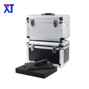 Portable Aluminum Frame Carrying Guns Storage Case Tool Box