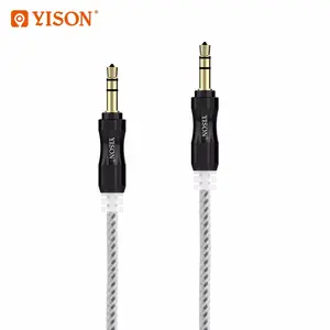 YISON AC-02 3,5mm Cable de Audio de alta calidad Cable de Audio estéreo de 3,5mm enchufe