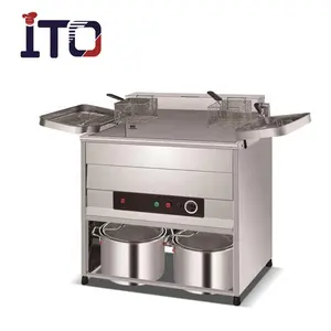 High Quality Large Capacity Electric Deep Fryer Machine with Simple Oil Filter