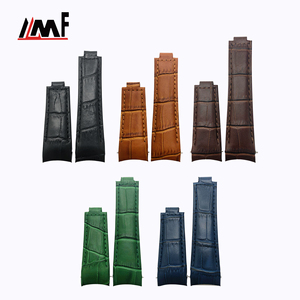 อะไหล่หนังจระเข้ลายนูนหลากขนาดสำหรับสายที่มีความกว้าง20มม. สามารถเลือกเปลี่ยนได้ตามต้องการ - Product Image 6