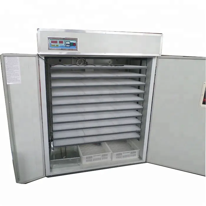 Nouvelle condition incubateur d'oeufs Automatique incubateur de poulet 2640 oeufs 2600 oeufs pour les pays Africains