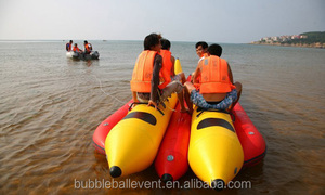 Loco pvc banana <span class=keywords><strong>boat</strong></span> en venta, plátano grande inflables, uesd de plátano inflable flotador de la piscina - Product Image 5