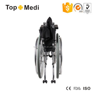 TSW908AQ rehabilitation supplies high quality flip up pneumatic quick release Steel Wheelchair - Product Image 3