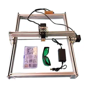 Alat Ukir Laser DIY 500MW, Printer Penanda IC, Ukuran Bekerja 40*50CM, Peralatan Ukiran Laser Ungu Biru