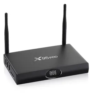 Soyeer Dual Externe Antenne X95 Pro Amlogic S905x Android 6.0 Marshmallow Tv Box 2Gb Ram 16Gb