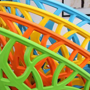 Meubles <span class=keywords><strong>de</strong></span> jardin d'extérieur, banquets, <span class=keywords><strong>chaises</strong></span> empilables en plastique, 10 pièces par <span class=keywords><strong>lot</strong></span> - Product Image 5