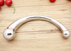 Bon Acier Inoxydable Anal Godes Métal Pénis Butt Plug p-spot Stimulation <span class=keywords><strong>Gay</strong></span> Hommes Jouet Prostate Masseur - Product Image 5