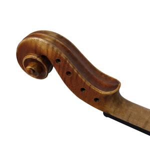 <span class=keywords><strong>Violon</strong></span> professionnel Sinomusik de haute qualité, brun foncé, entièrement fait à la main, peint à l'huile, avec peau ancienne cassée HVA08B - Product Image 5