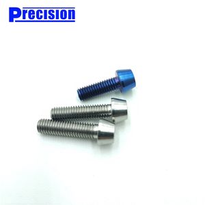 M5x12 Hexagonale Conique à Tête <span class=keywords><strong>Creuse</strong></span> En Alliage de Titane Vis - Product Image 3