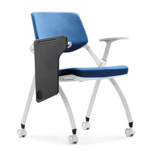 학교 가구 프로젝트 직물 백레스트 및 좌석 쓰기 패드를 가진 연약한 훈련 의자
