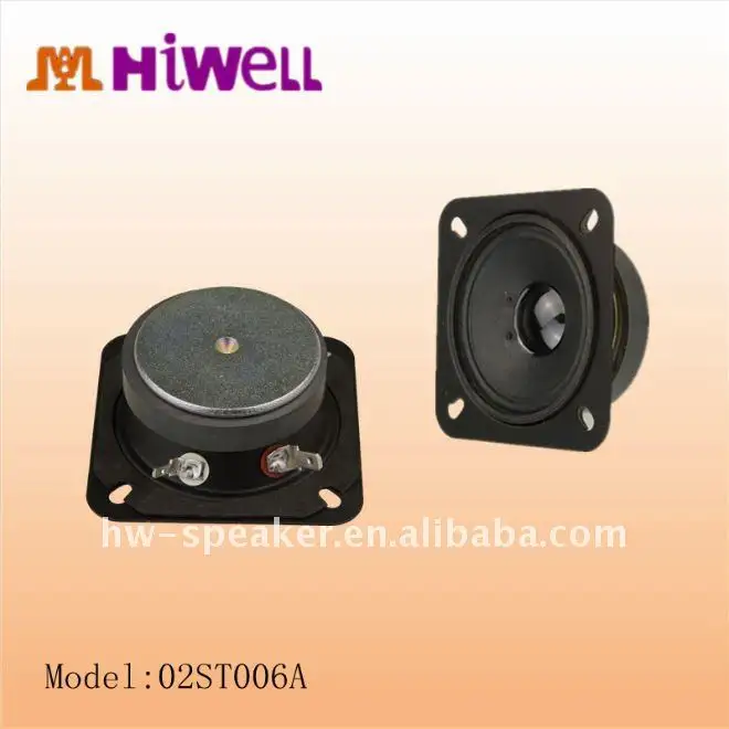 2.5 Inch 8 Watt Rms Vierkante Mini Speaker Leverancier In Ktv