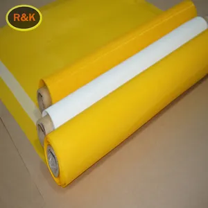 Ucuz Beyaz Sarı 380 Örgü Polyester mono filament serigrafi baskı elek bezi
