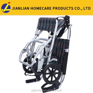 CE/ISO13485 pieghevole transito sedia a rotelle portatile <span class=keywords><strong>mini</strong></span> sedia a rotelle JL9001 - Product Image 3