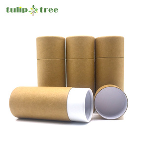 100% Emballage en papier cylindrique biodégradable Conception personnalisée Tube en papier kraft en carton Revêtement UV Estampage Impression Type de boîte dossiers - Product Image 6