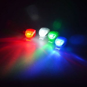 Bán buôn giá rẻ đầy màu sắc Silicone phụ kiện xe đạp LED Xe Đạp đuôi ánh sáng - Product Image 3